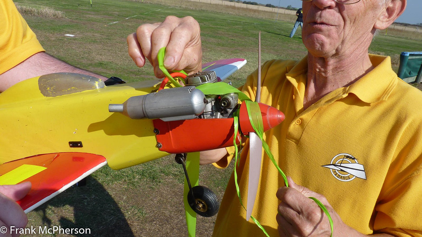 Just removing a bit of ribbon from Limbo plane - VMAA Trophy 2018